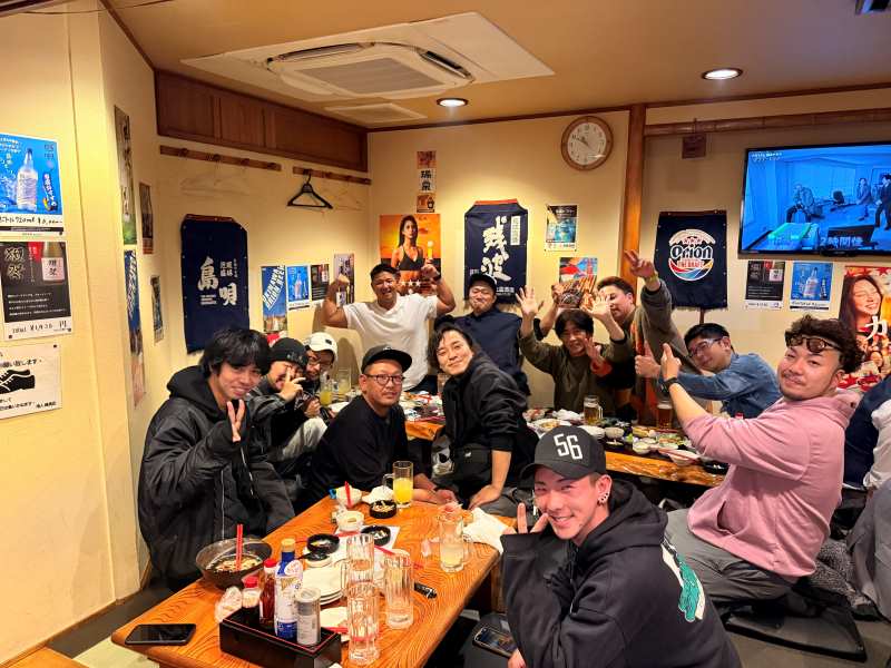 チームでの食事会